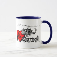 UH-1N eu amo a caneca da campainha dos patins