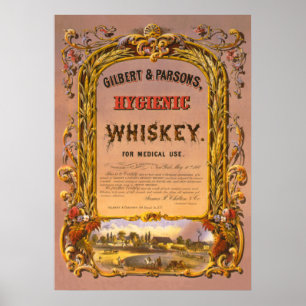 Uísque higiênico: 1860 - Poster