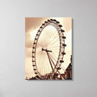 (UK) Canvas de Londres Eye Vintage