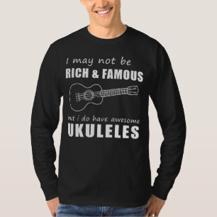 Ukulele Entusiasta Camiseta de Delícia Humorosa