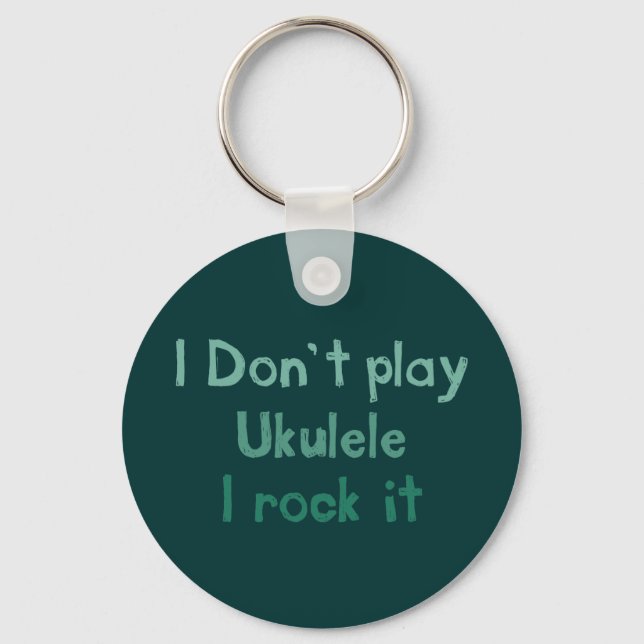 Ukulele Rock It Chaveiro (Frente)