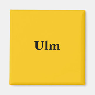 Ulm íman escudo Gold Gleb