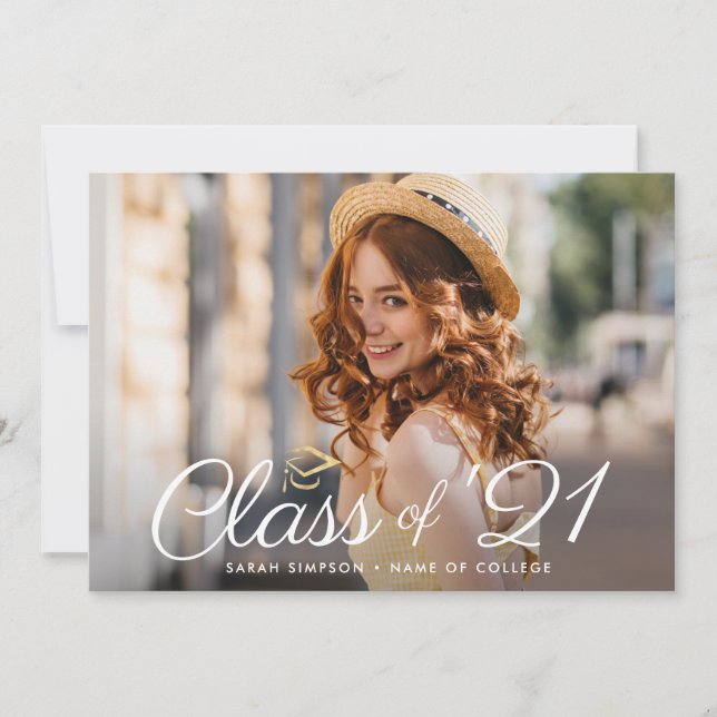Última classe de fotos do anúncio de formando 2021 (Frente)