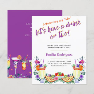 Última Fling Fiesta Cocktails Tacos Bachelorette