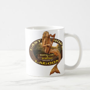 Última lagoa da esperança caneca de um branco de