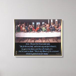 Última pintura de canvas de jantar de Jesus