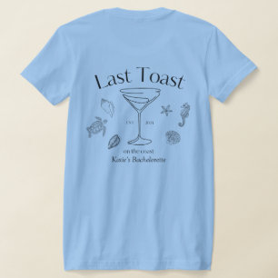 Última torrada na camiseta da costa