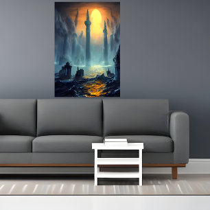 Último de Atlantis AI Art Poster