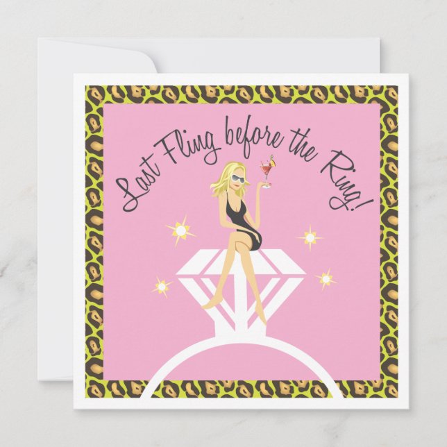 Último Fling antes do convite de Bachelorette do (Frente)