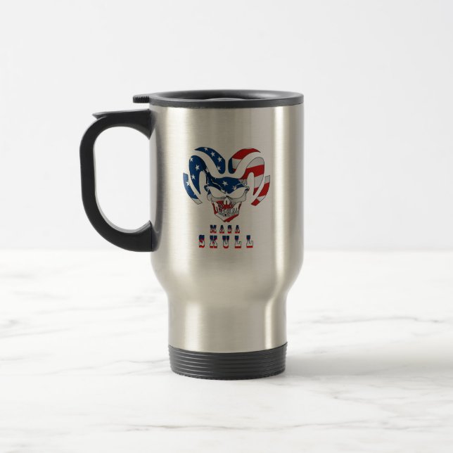 Ultra Maga Caveira | Caneca de Viagem (Esquerda)
