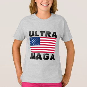 ULTRA MAGA CRIANÇAS GAROTAS CAMADAS DE CAMISA