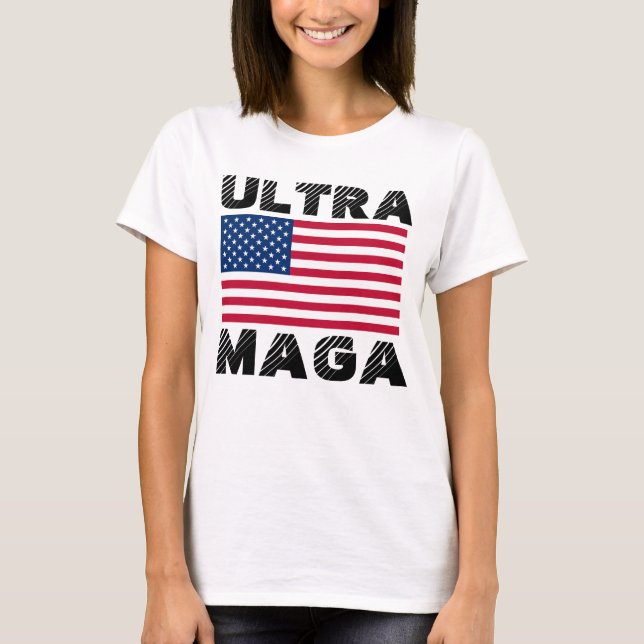 ULTRA MAGA TRUMP 2024 T-SHIRTS (Frente)