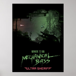 Ultra Sheriff - Poster de Bass Mecânico