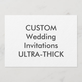 ULTRA-THICK 360lb 7" x 5" convites do casamento