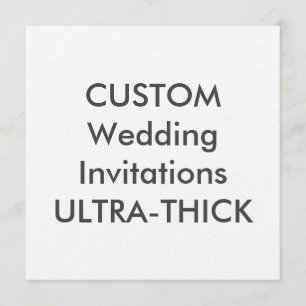 ULTRA-THICK 360lb Convites para Casamento Quadrado