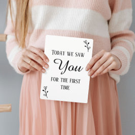 Ultrassom Primeira Imagem em Preto e Branco e Sina