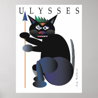 ULYSSES CAT POSTER DE JIM MALTESE