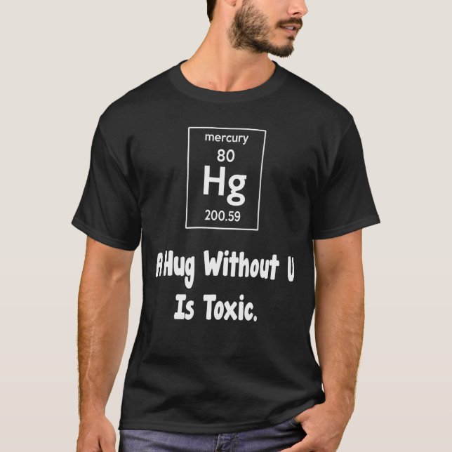 Um Abraço Sem U É Tóxico Para Camisa Engraçada Ciê (Frente)