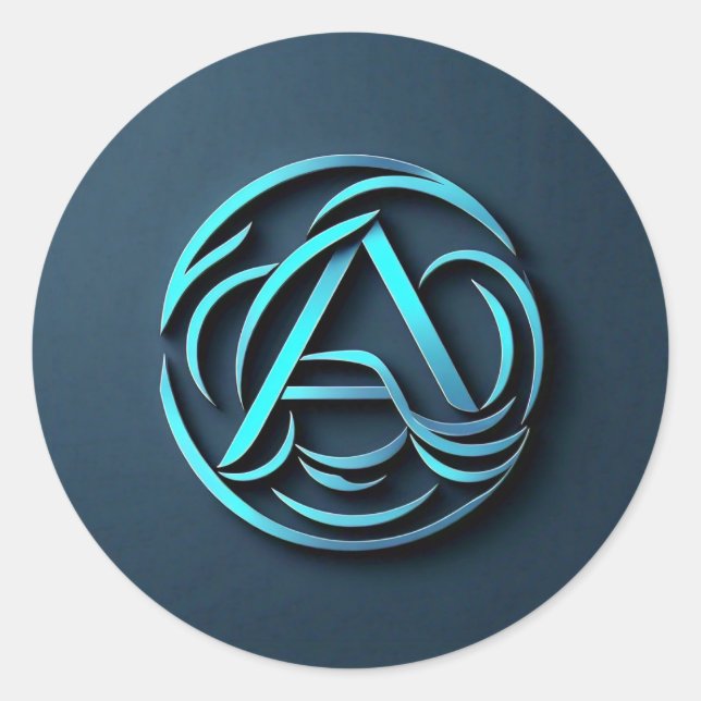 um adesivo com logótipo (Frente)