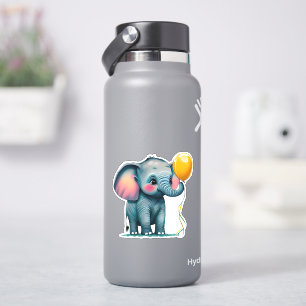 Um adesivo de elefante giro para crianças