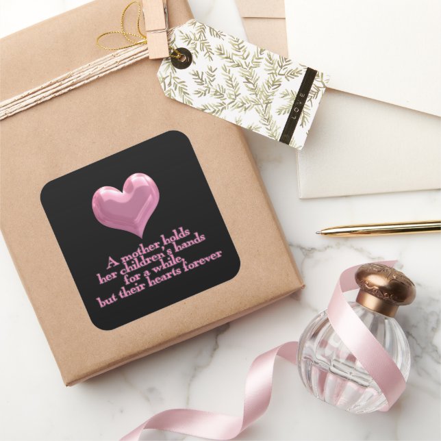 Um adesivo de Feriado de Amor pelas Mães (Presentear)