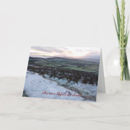 Um áit a bhfuil do croí... cartão dobrado