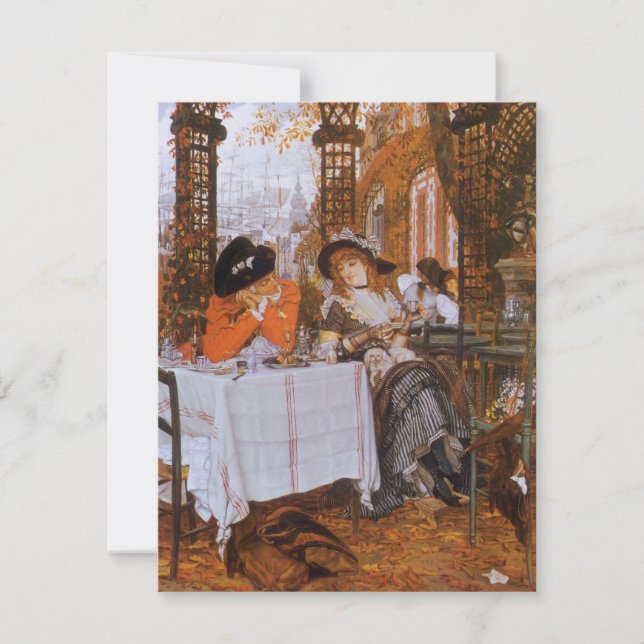 Um Almoço (Le Dejeuner) por James Tissot (Frente)