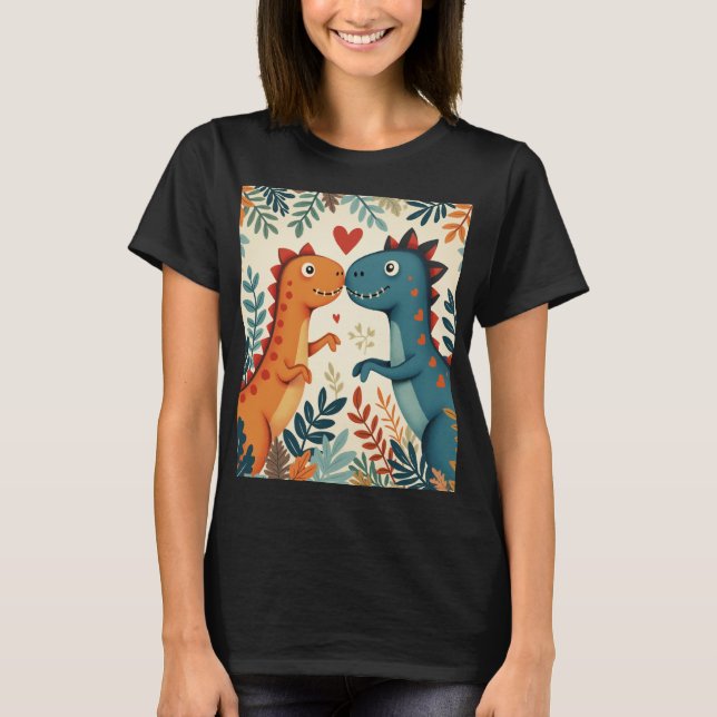 um amante dinossauro T-Shirt (Frente)