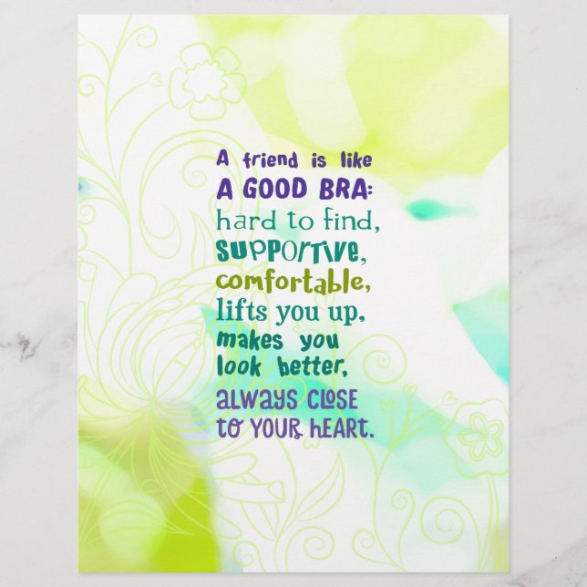 Um amigo é como um bom bar (Frente)