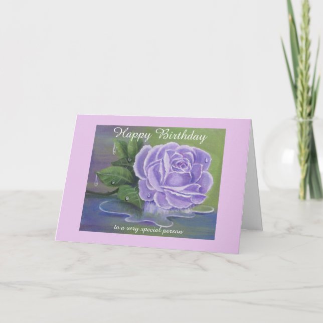 Um amigo especial, cartão de aniversário (Frente)