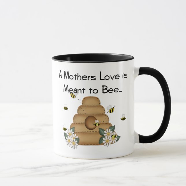 Um amor de mãe é significado à caneca da abelha (Direita)
