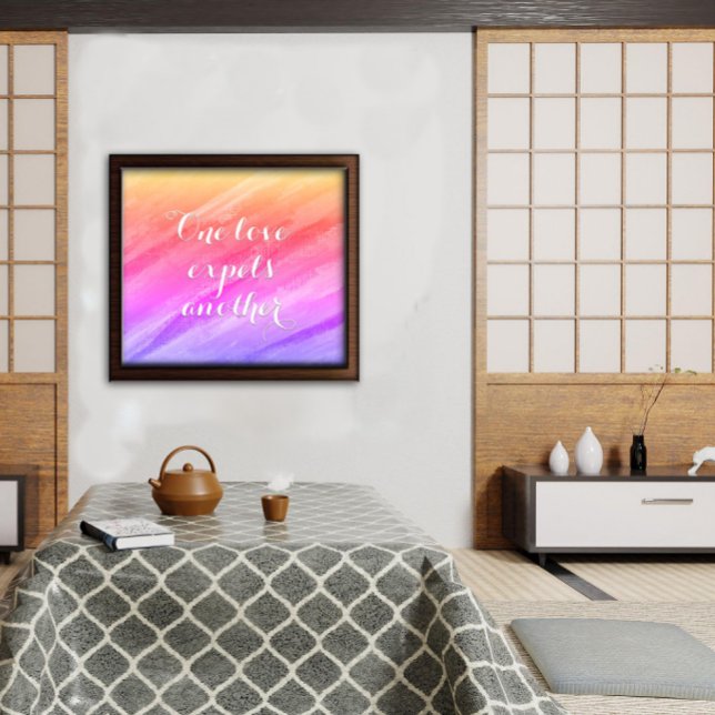 Um amor expulsa outro poster de encorajamento (Criador carregado)