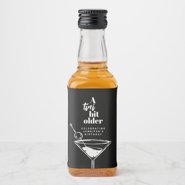 Um Aniversário Tini Um Pouco Mais Velho da Martini (Frente)