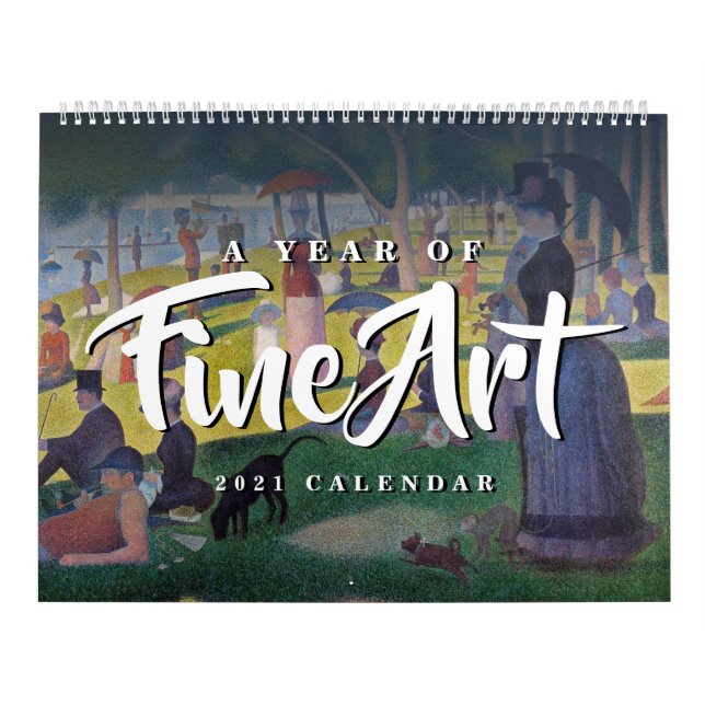 Um ano de arte| Calendário 2021 (Capa)