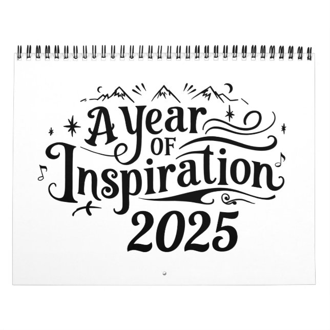 Um ano de calendário de inspiração (Capa)