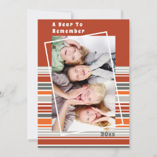 Um ano para lembrar da foto de Natal Chevron