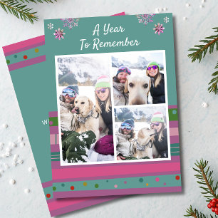 Um ano para lembrar das cartas de Natal do inverno