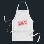 Um avental de CHURRASCO engraçado para homens | Me<br><div class="desc">Um avental de CHURRASCO engraçado para homens | Melhores cachorros-quentes garantidos. Design de carimbo vermelho personalizável. A cozinha e os cozinhar personalizáveis para ele ou para ela. Adicione seu próprio nome personalizado.</div>