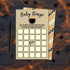 Um Bebê Doce Está Fazendo Chá de fraldas De Hallow