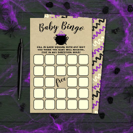 Um Bebê Doce Está Fazendo Chá de fraldas De Hallow