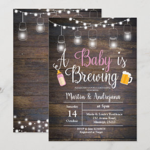 Um bebê está a fazer convite