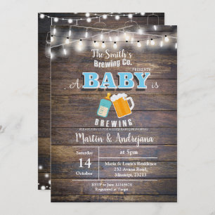 Um bebê está a fazer convite para o Boy BaByQ