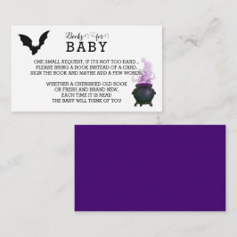 Um Bebê está criando cartão de solicitação de livr