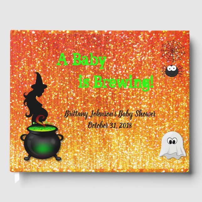 Um Bebê está se preparando! Livro de Visitas (Frente)