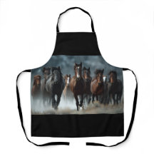 Um belo Cavalo desenhado Apron