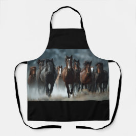 Um belo Cavalo desenhado Apron