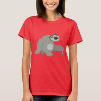Um belo desenho animado em uma camisa de T-shirt