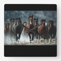 Um belo relógio de parede