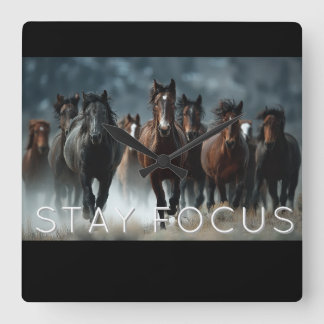 Um belo relógio de parede