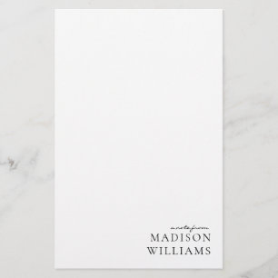 Um Bilhete Chic Da Tipografia Cursiva Papelaria